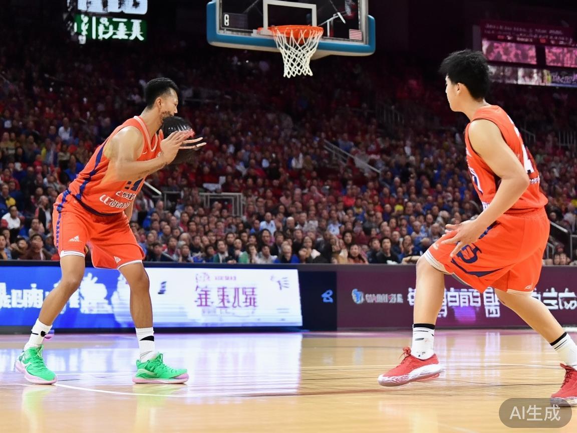 在今天CBA联赛中，广东宏远迎战新疆广汇。这场对决